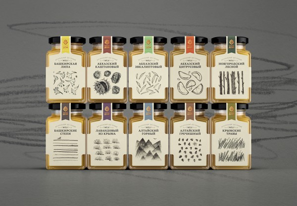 蜂蜜包裝設(shè)計(jì)(圖7) 蜂蜜包裝設(shè)計(jì)(圖7)