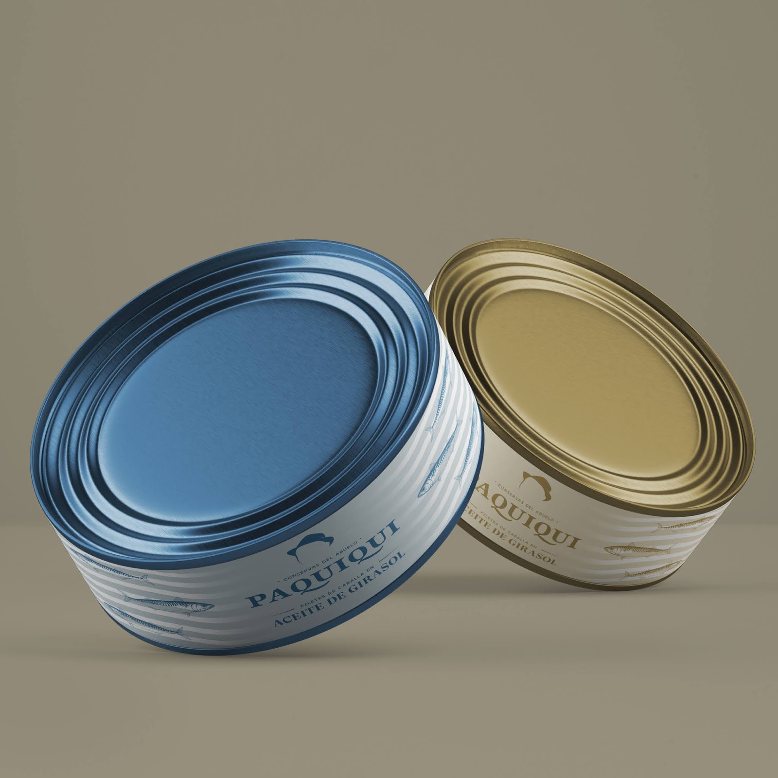 魚鯖魚橄欖油包裝設(shè)計(圖1)