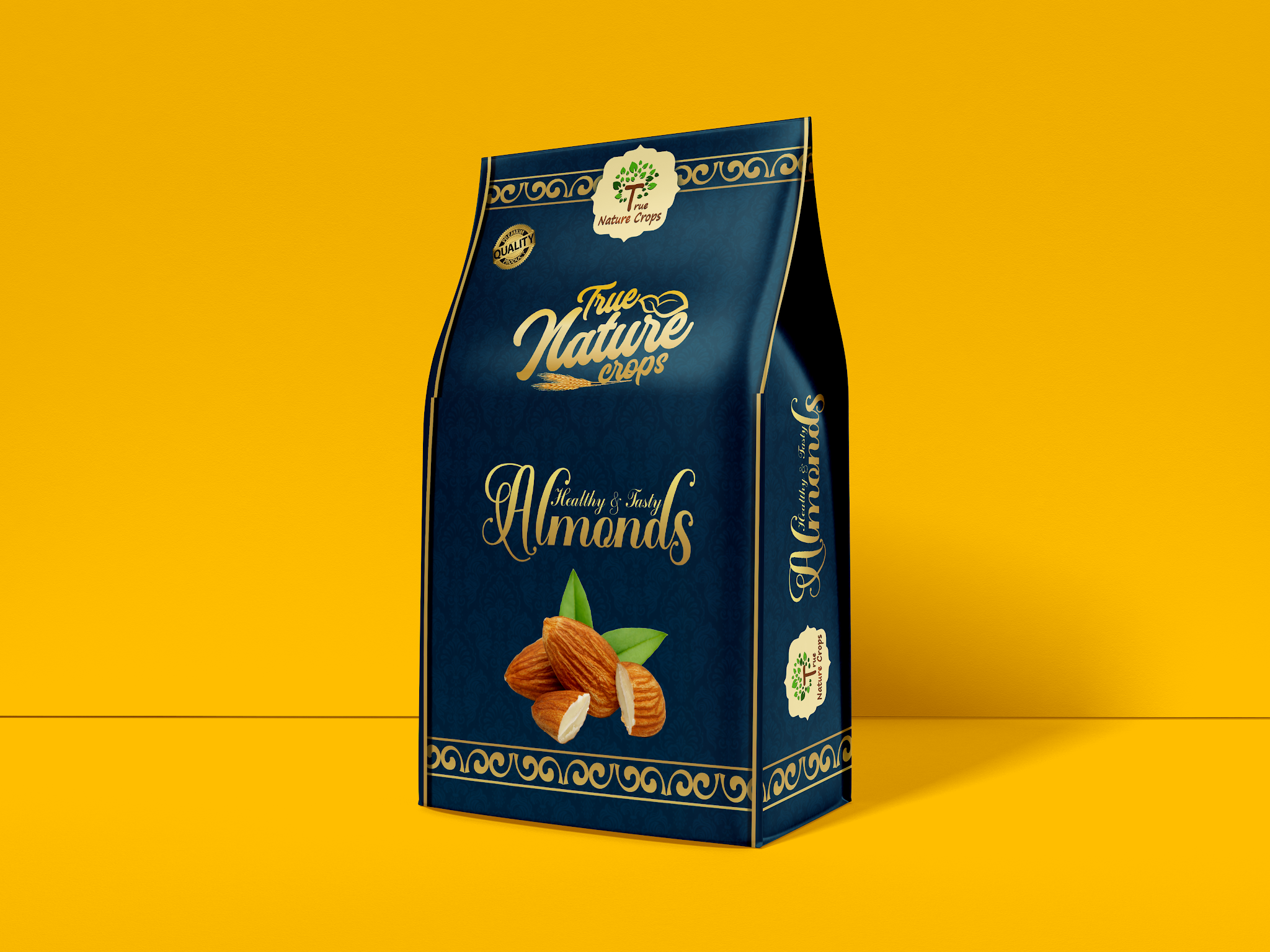 高端的堅(jiān)果包裝袋設(shè)計(jì)(圖1)