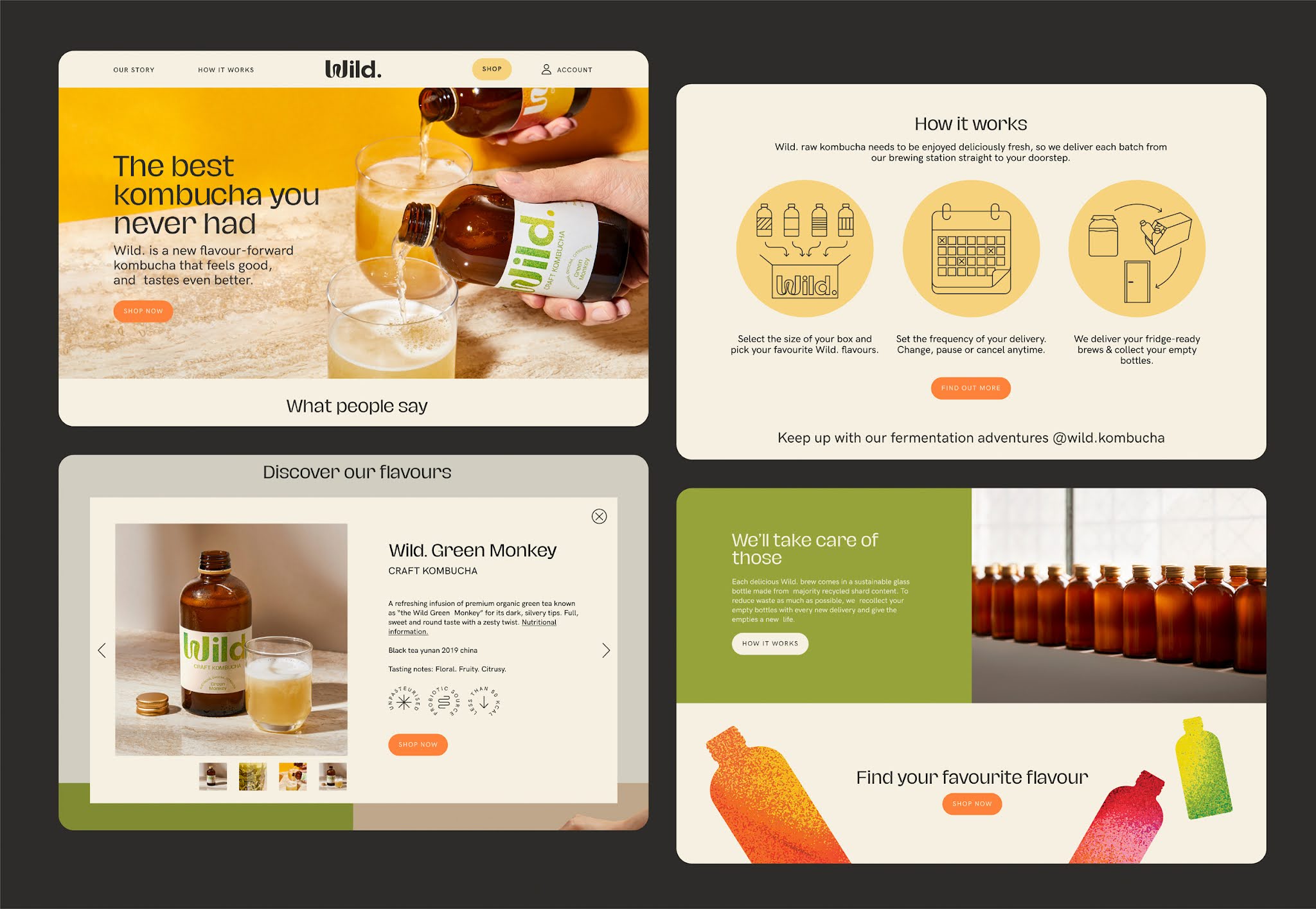 荒野康普茶包裝設計(圖13) 荒野康普茶包裝設計(圖13)