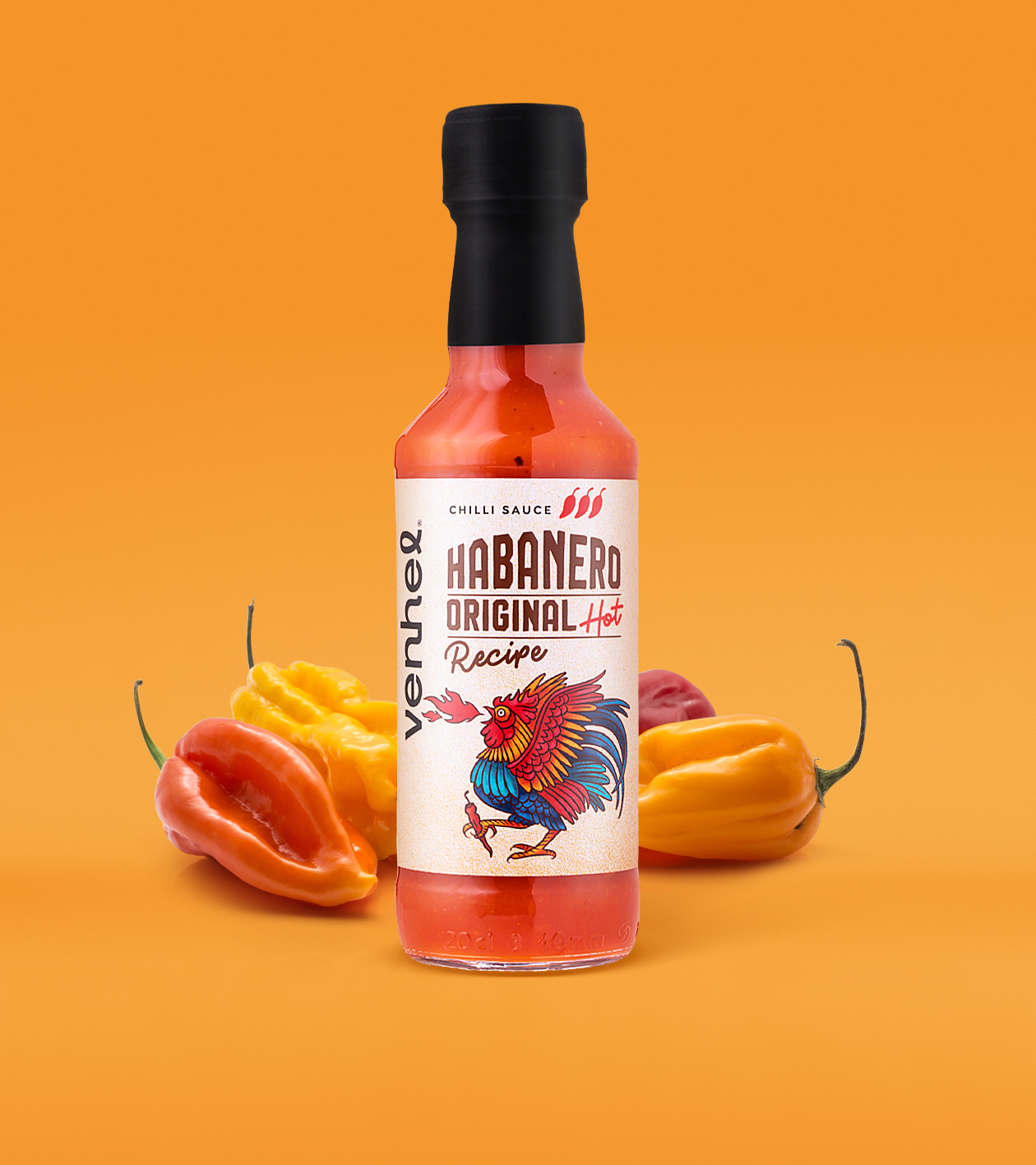 這款辣椒醬用噴火的公雞做為核心視覺(jué)(圖9) 這款辣椒醬用噴火的公雞做為核心視覺(jué)(圖9)