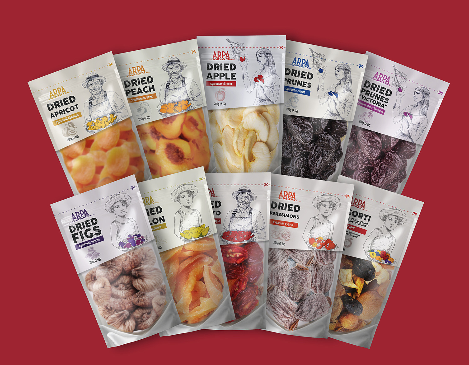 Arpa干果零食包裝設(shè)計(jì)(圖1)