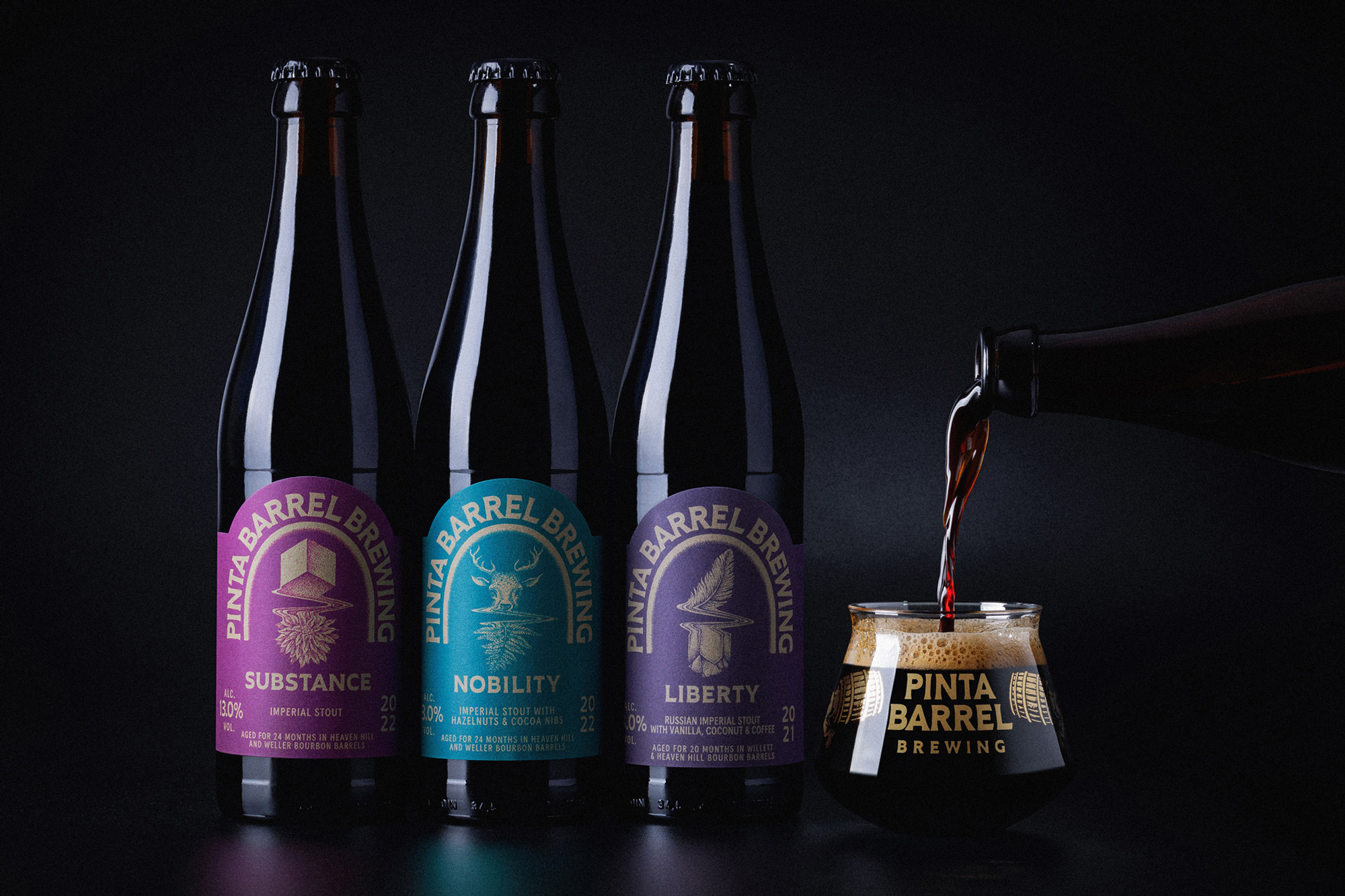 PINTA Barrel Brewing啤酒視覺識(shí)別包裝設(shè)計(jì)(圖9)