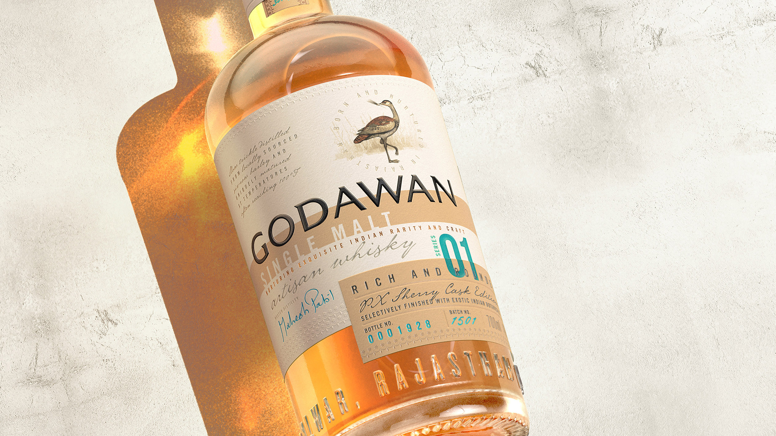 Godawan麥芽威士忌包裝設(shè)計(jì)(圖4) Godawan麥芽威士忌包裝設(shè)計(jì)(圖4)