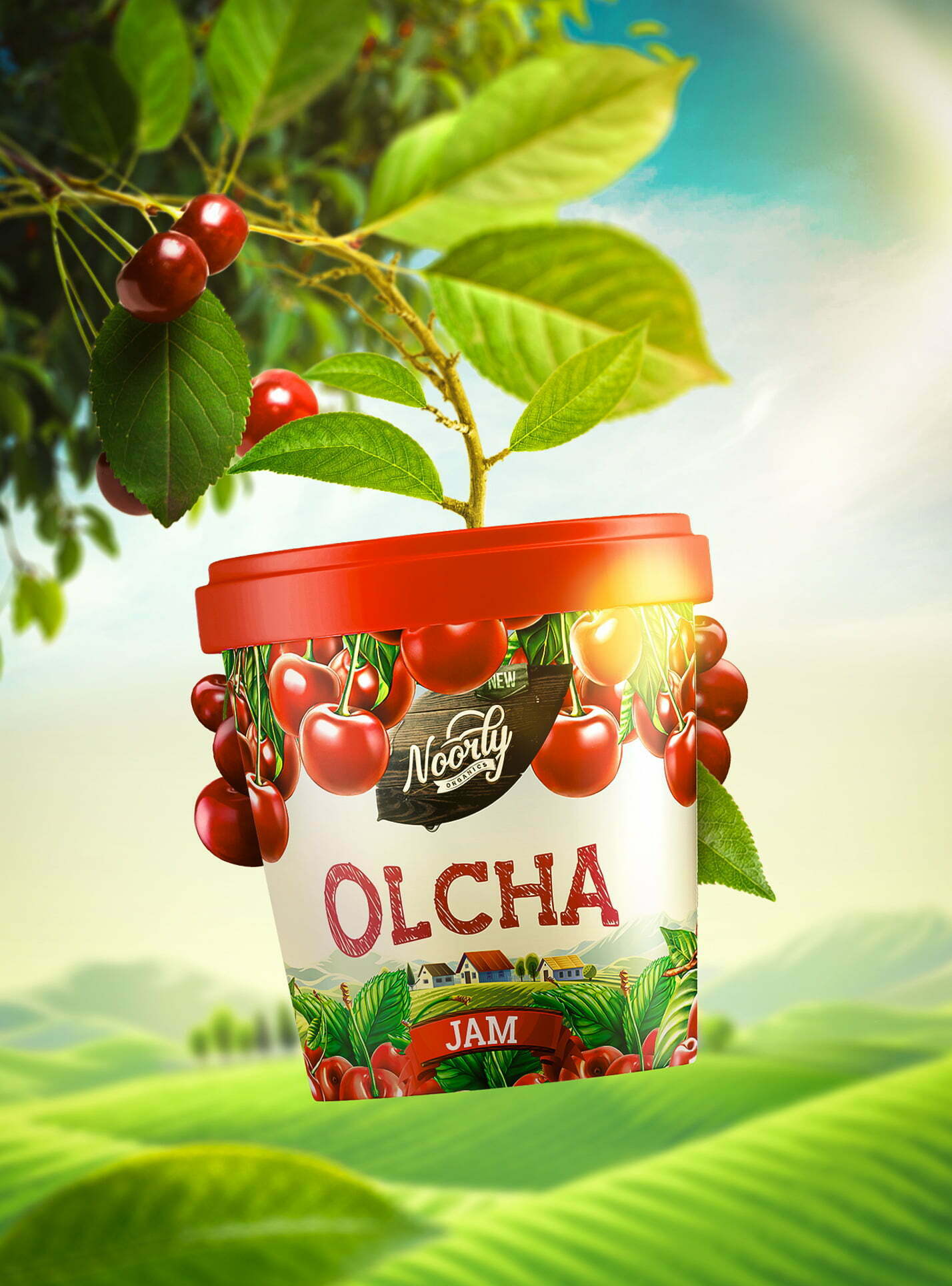 鮮艷明亮的Noorly水果醬包裝設(shè)計這樣做(圖7) 鮮艷明亮的Noorly水果醬包裝設(shè)計這樣做(圖7)