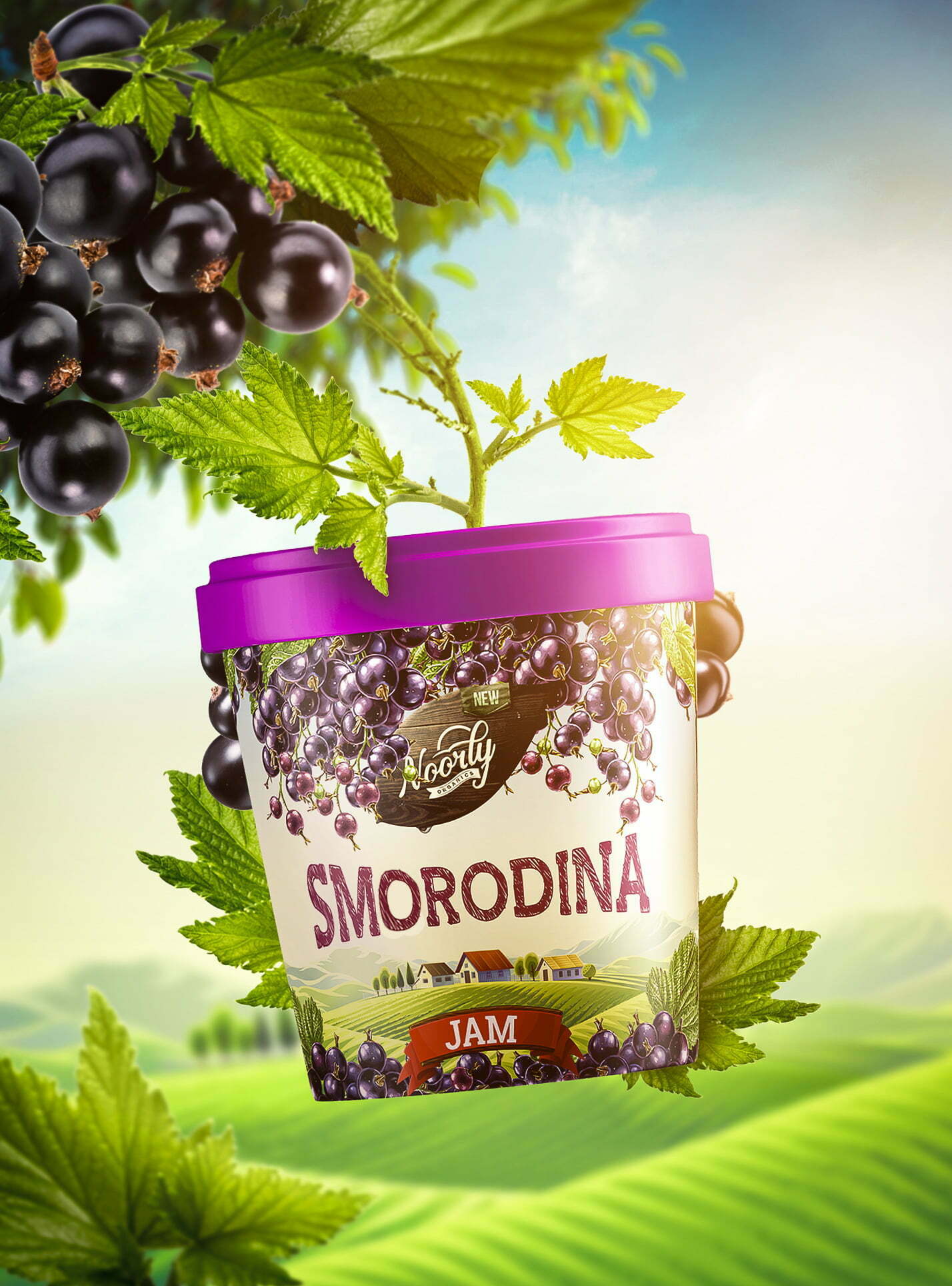 鮮艷明亮的Noorly水果醬包裝設(shè)計這樣做(圖6) 鮮艷明亮的Noorly水果醬包裝設(shè)計這樣做(圖6)