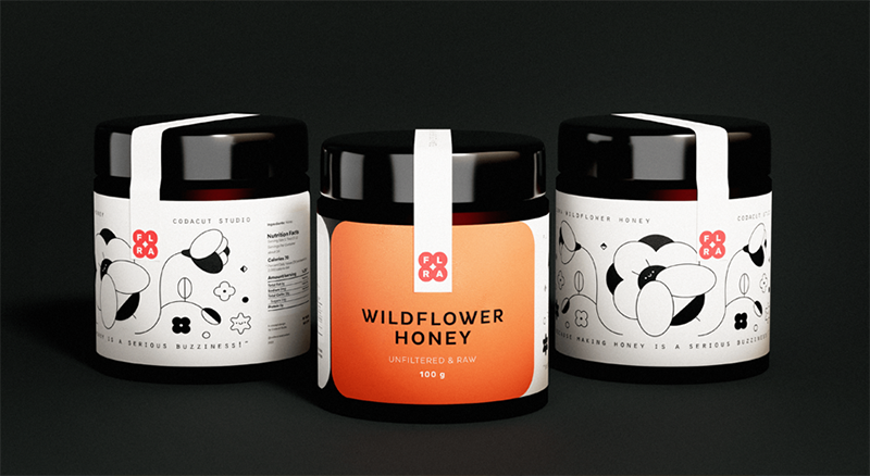 蜂蜜創(chuàng)意包裝設(shè)計作品欣賞(圖2) 蜂蜜創(chuàng)意包裝設(shè)計作品欣賞(圖2)