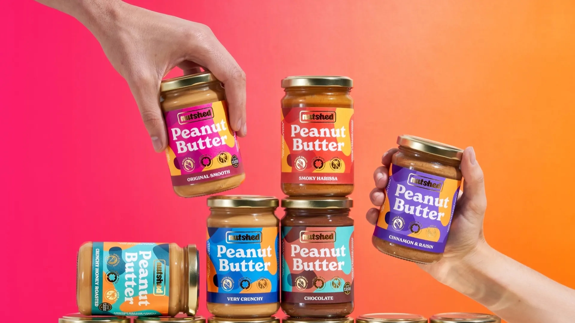 充滿活力個性的堅果醬包裝設計(圖1) 充滿活力個性的堅果醬包裝設計(圖1)