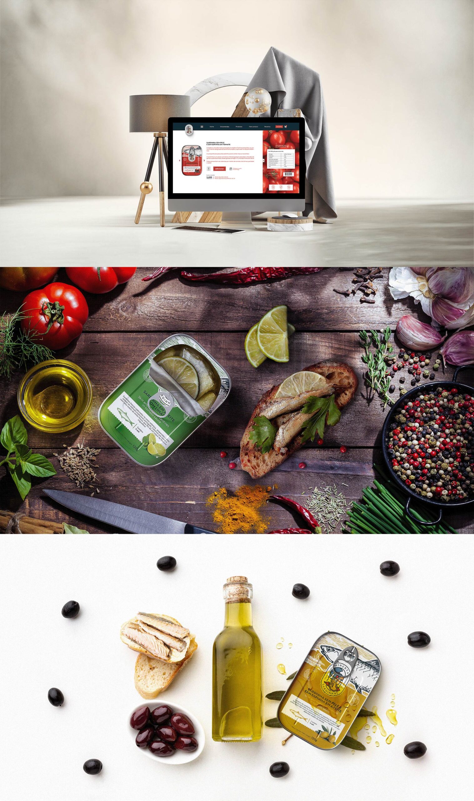 葡萄牙MINERVA魚罐頭食品包裝設(shè)計(jì)參考(圖4) 葡萄牙MINERVA魚罐頭食品包裝設(shè)計(jì)參考(圖4)