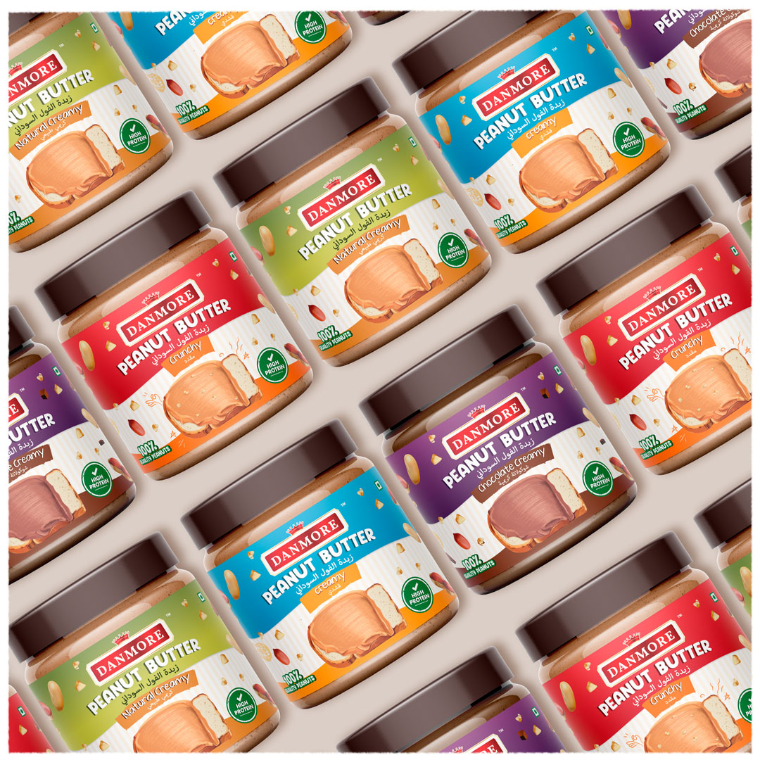 簡(jiǎn)潔的瓶裝花生醬包裝這樣設(shè)計(jì)(圖1)