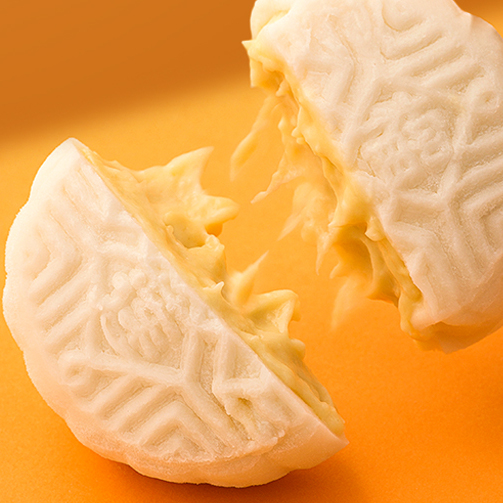 榴芒一刻 榴蓮冰皮月餅 金枕榴蓮味 680g包裝禮盒產(chǎn)品包裝創(chuàng)意設(shè)計欣賞(圖3)