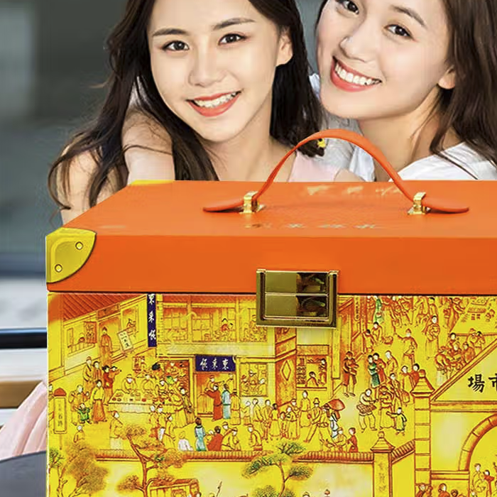 東來(lái)順 東來(lái)祥禮 京式月餅禮盒 12餅12味 960g包裝禮盒產(chǎn)品包裝創(chuàng)意設(shè)計(jì)欣賞(圖5)