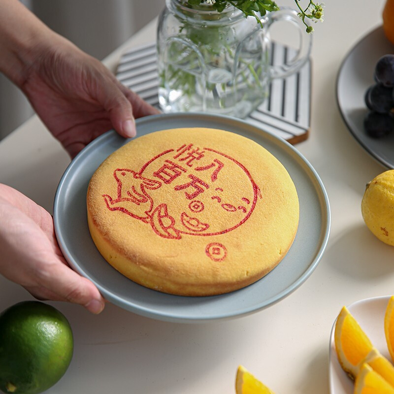 悅?cè)氚偃f 閩南大悅餅 香芋蛋黃肉松 廣式月餅 500g 禮盒裝包裝禮盒產(chǎn)品包裝創(chuàng)意設(shè)計欣賞(圖2)