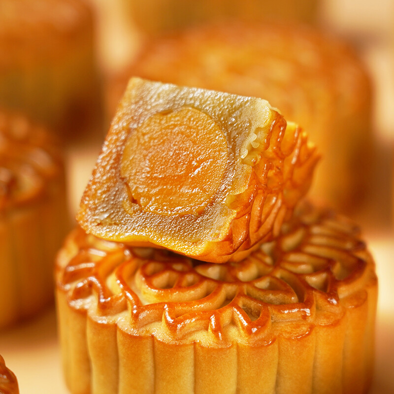 葡記 雙黃白蓮蓉廣式月餅 720g 禮盒裝包裝禮盒產(chǎn)品包裝創(chuàng)意設(shè)計(jì)欣賞(圖4)