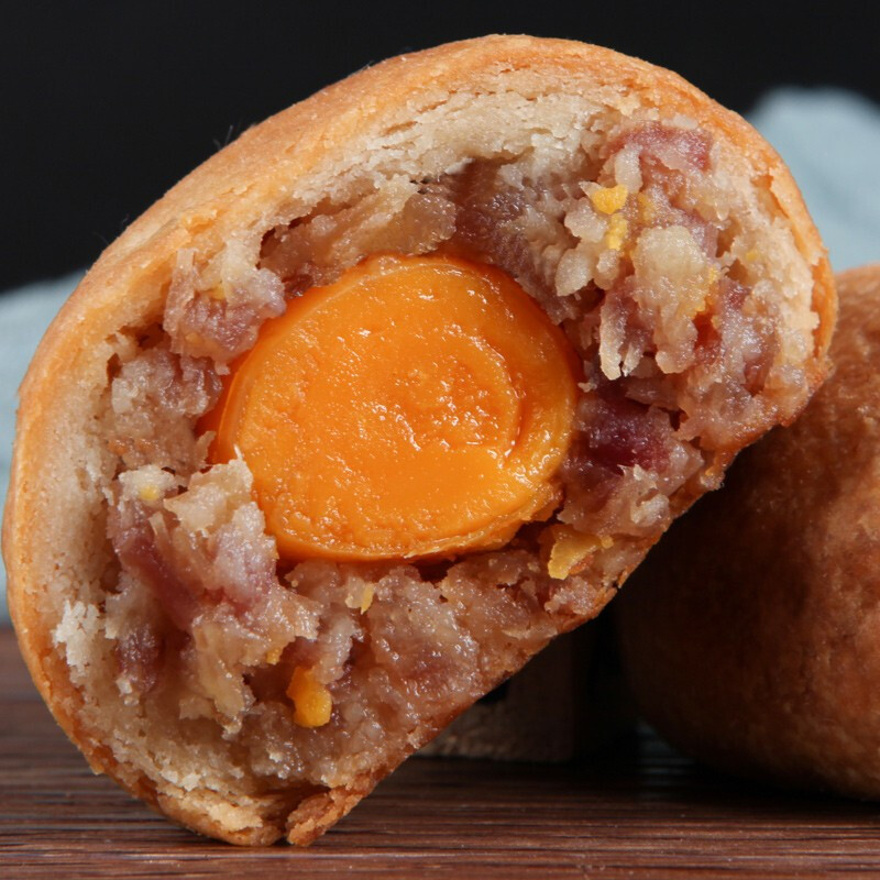 吉慶祥 云腿蛋黃滇式月餅包裝禮盒產(chǎn)品包裝創(chuàng)意設(shè)計(jì)欣賞(圖3)