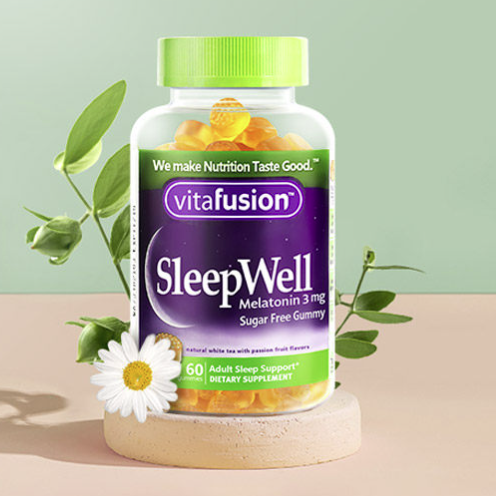 vitafusion SleepWell 褪黑素軟糖 60粒*2瓶保健產(chǎn)品包裝創(chuàng)意設(shè)計(jì)欣賞(圖4)