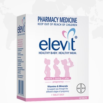 elevit 愛樂維 全孕期復(fù)合維生素 100片保健產(chǎn)品包裝創(chuàng)意設(shè)計(jì)欣賞(圖2)