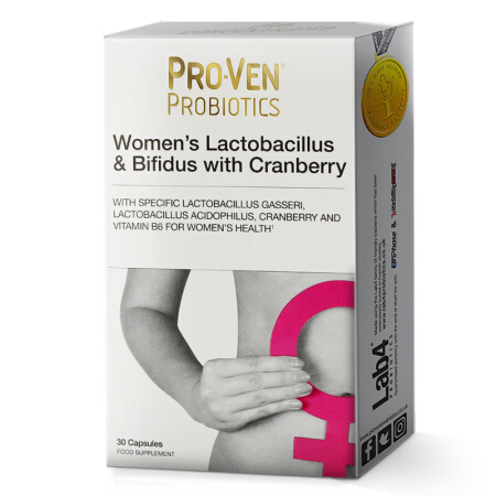 ProVen 女性蔓越莓益生菌膠囊 30粒保健產(chǎn)品包裝創(chuàng)意設(shè)計欣賞(圖1)