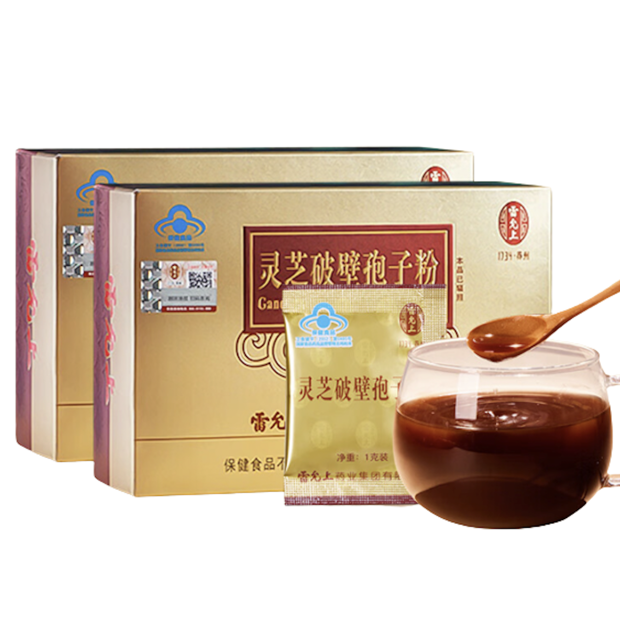 雷允上 破壁靈芝孢子粉 100g*2盒保健產(chǎn)品包裝創(chuàng)意設(shè)計(jì)欣賞(圖1)