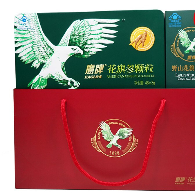 HAWKS 鷹牌 無糖花旗參茶保健產(chǎn)品包裝創(chuàng)意設(shè)計(jì)欣賞(圖3)