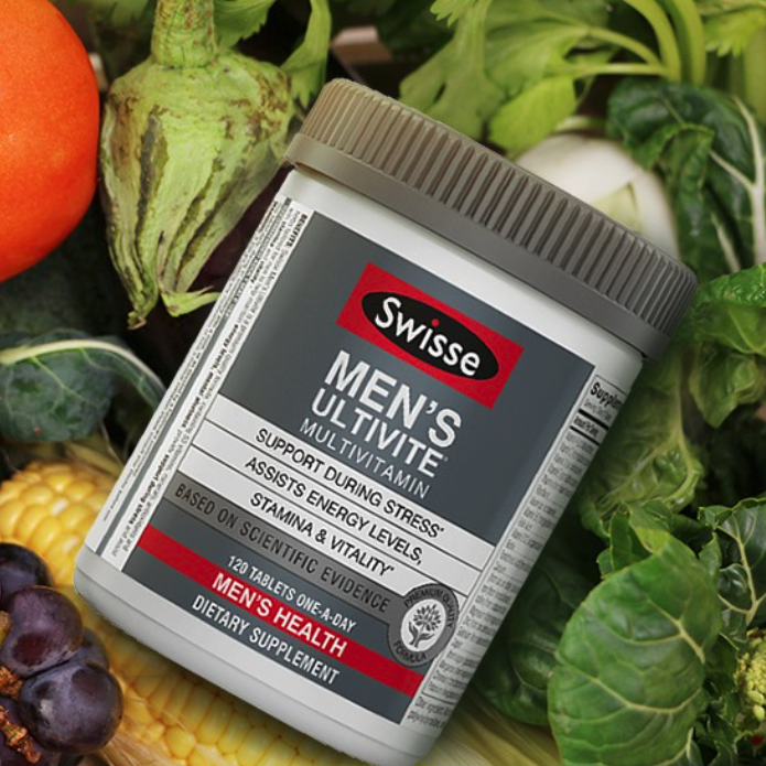 Swisse 斯維詩 Ultivite 美版 男士復(fù)合維生素片 120片保健產(chǎn)品包裝創(chuàng)意設(shè)計欣賞(圖4)