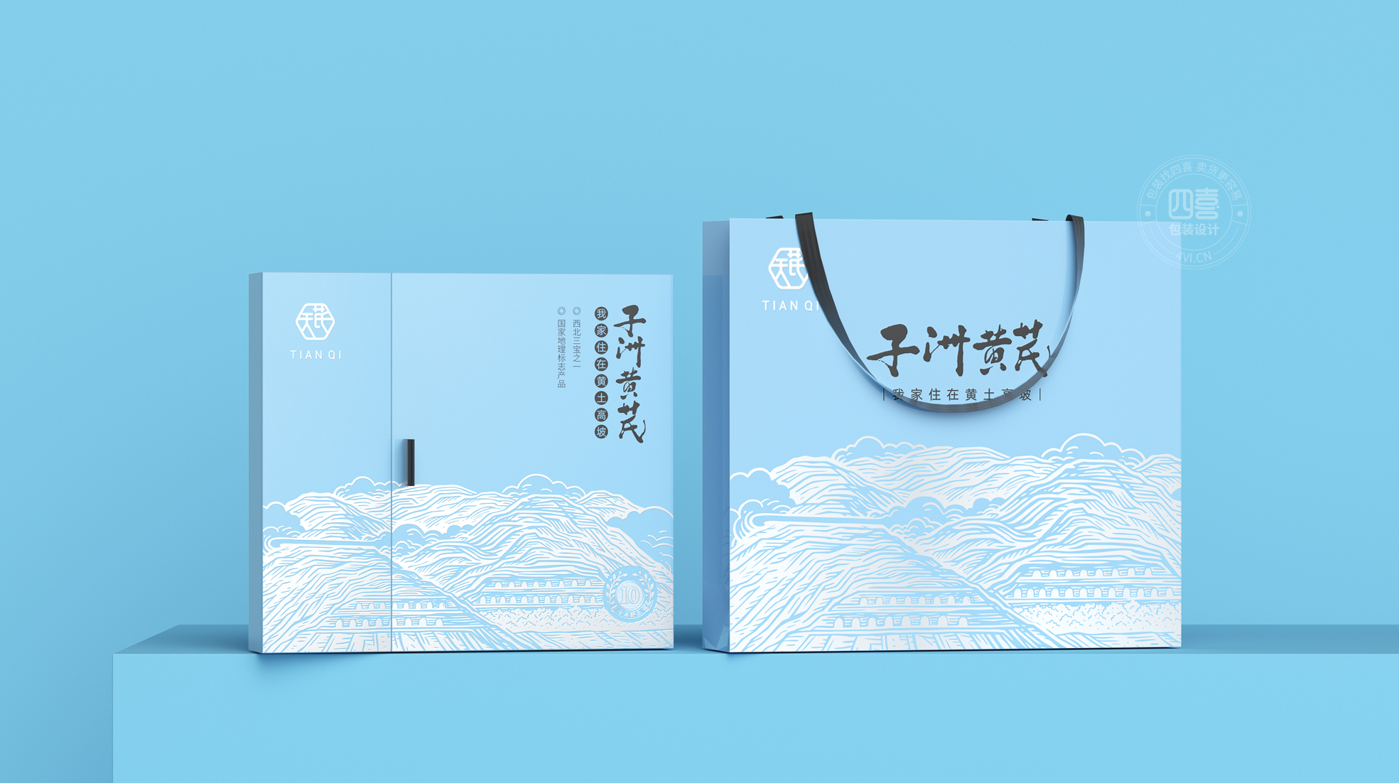 黃芪禮盒包裝設(shè)計怎么做好賣貨(圖1)