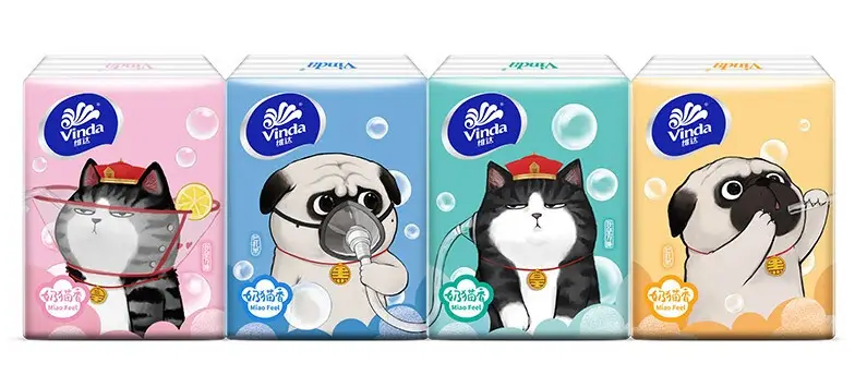 定制款手帕紙包裝設(shè)計欣賞(圖1)