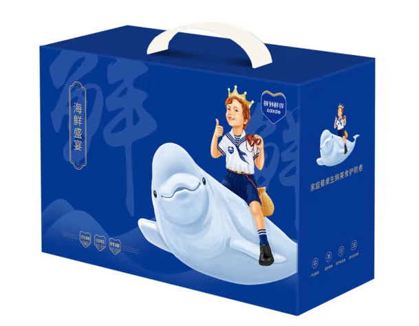 冷凍鱸魚禮盒包裝設(shè)計作品欣賞(圖1)