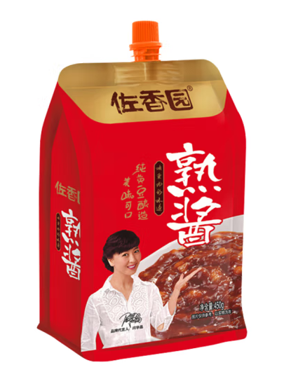 黃豆醬熟醬包裝袋設計作品欣賞(圖1) 黃豆醬熟醬包裝袋設計作品欣賞(圖1)