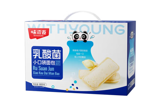 乳酸菌小面包包裝盒如何設(shè)計(jì)銷(xiāo)量好(圖1)