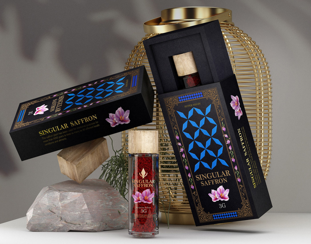 吸人眼球的藏紅花包裝盒設(shè)計欣賞(圖1)