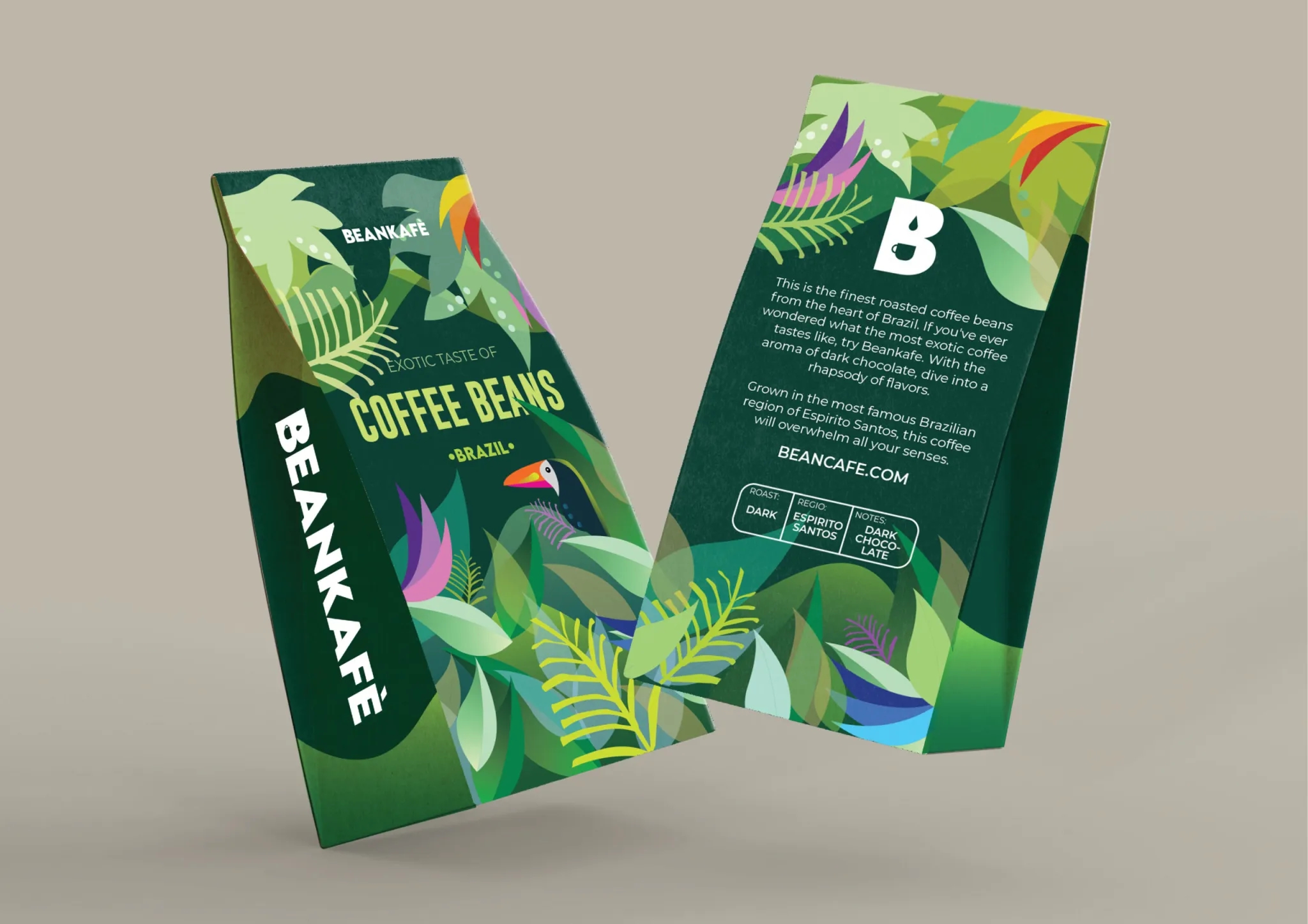 異國(guó)風(fēng)味的咖啡豆包裝袋設(shè)計(jì)欣賞(圖1) 異國(guó)風(fēng)味的咖啡豆包裝袋設(shè)計(jì)欣賞(圖1)