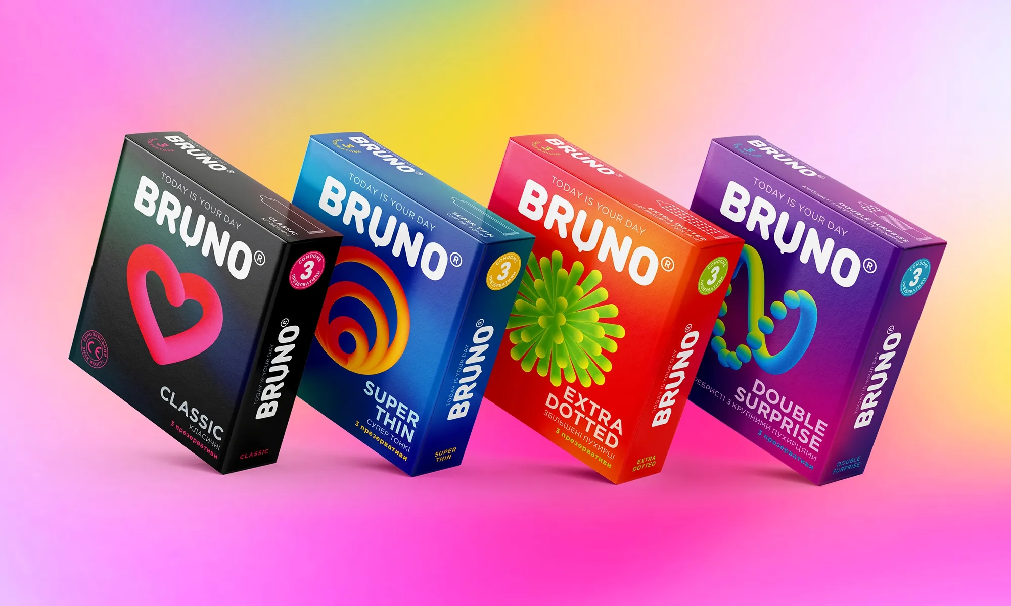 色彩明亮的避孕套包裝盒設(shè)計欣賞(圖1) 色彩明亮的避孕套包裝盒設(shè)計欣賞(圖1)