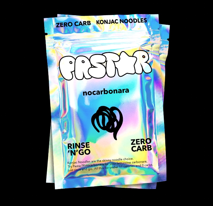 零碳水魔芋面條包裝袋設(shè)計作品欣賞(圖1)