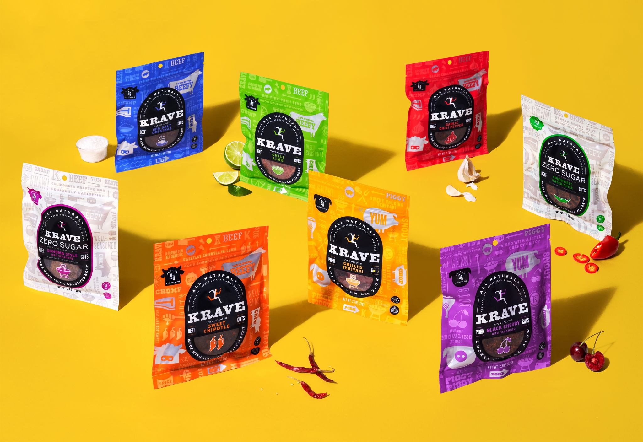 色彩明亮的肉干包裝設(shè)計(jì)欣賞(圖1) 色彩明亮的肉干包裝設(shè)計(jì)欣賞(圖1)