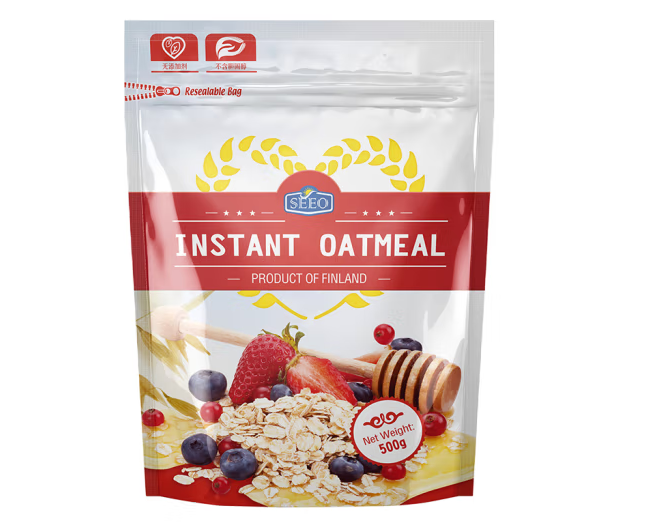 即食燕麥片包裝袋設計怎么做銷量高(圖1) 即食燕麥片包裝袋設計怎么做銷量高(圖1)