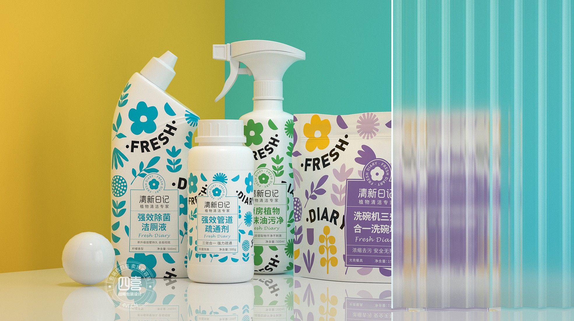 打造有辨識(shí)度的家庭清潔用品包裝設(shè)計(jì)(圖1)