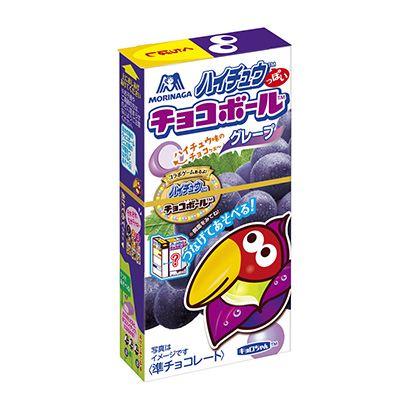 葡萄味巧克力球零食包裝設(shè)計(jì)(圖1)