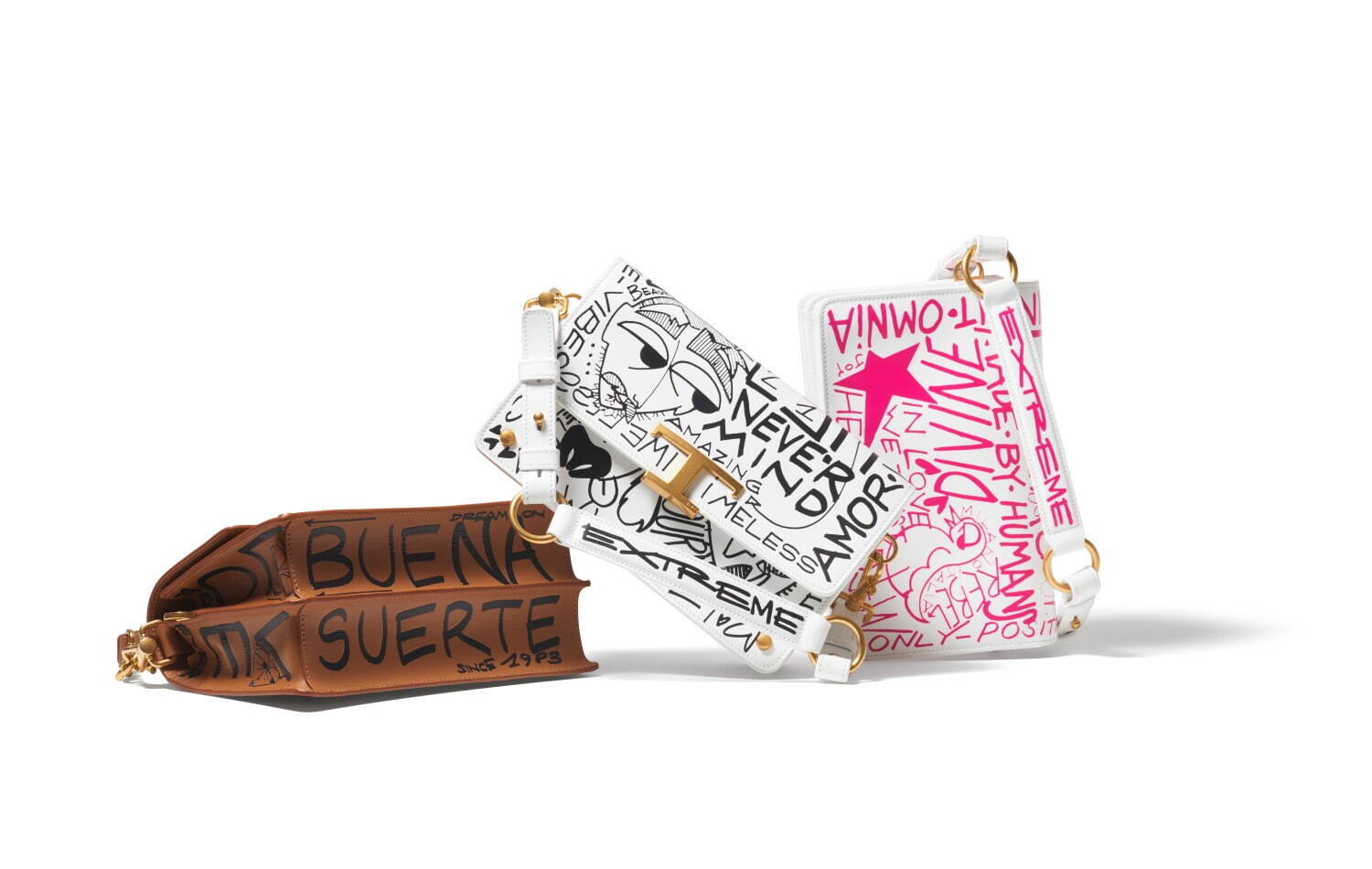 受“街頭藝術(shù)”啟發(fā)的涂鴉系列(圖3)