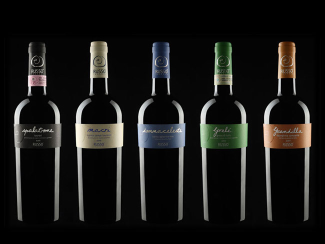 簡約紅酒標(biāo)包裝設(shè)計(圖1)