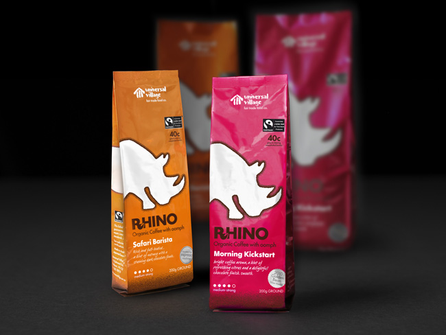 犀牛咖啡包裝設計(圖2)
