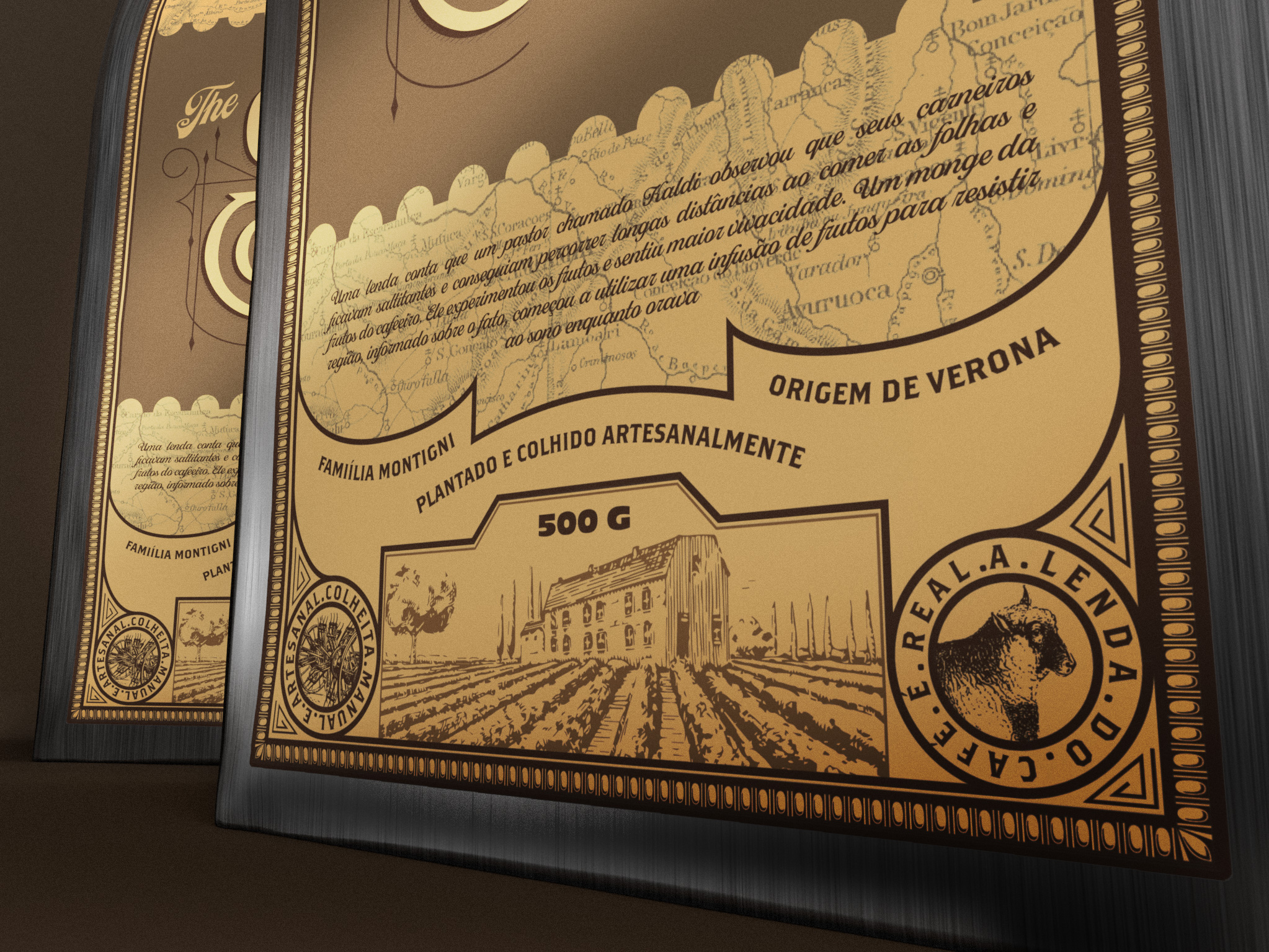 復(fù)古咖啡袋包裝設(shè)計(jì)(圖6) 復(fù)古咖啡袋包裝設(shè)計(jì)(圖6)