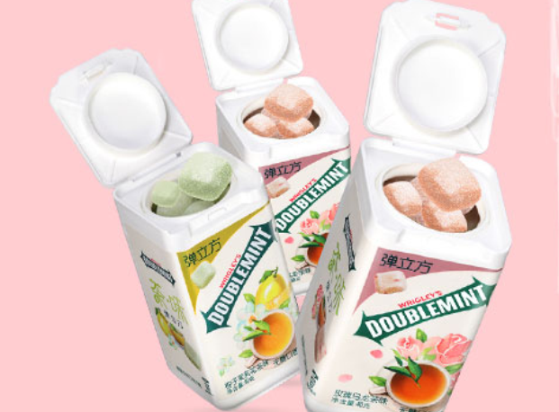 DOUBLEMINT綠箭品牌logo與食品包裝設(shè)計欣賞(圖3)