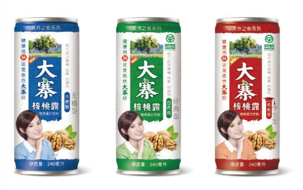大寨核桃露 大寨核桃露品牌logo與食品包裝設(shè)計(jì)欣賞(圖4)