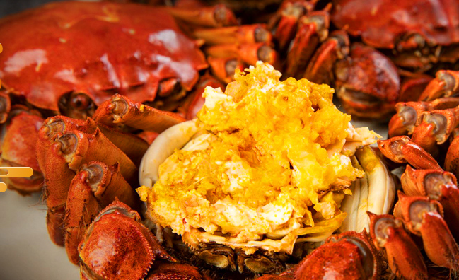 谷源道大閘蟹 谷源道品牌logo與食品包裝設(shè)計(jì)欣賞(圖2)