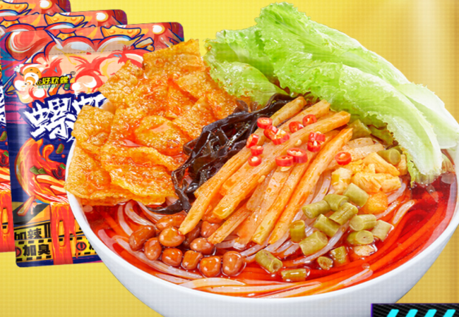 HAOHUANLUO好歡螺品牌logo與食品包裝設(shè)計(jì)欣賞(圖3)