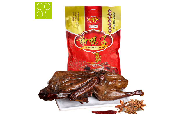 謝鴨子品牌logo與食品包裝設(shè)計欣賞(圖2)