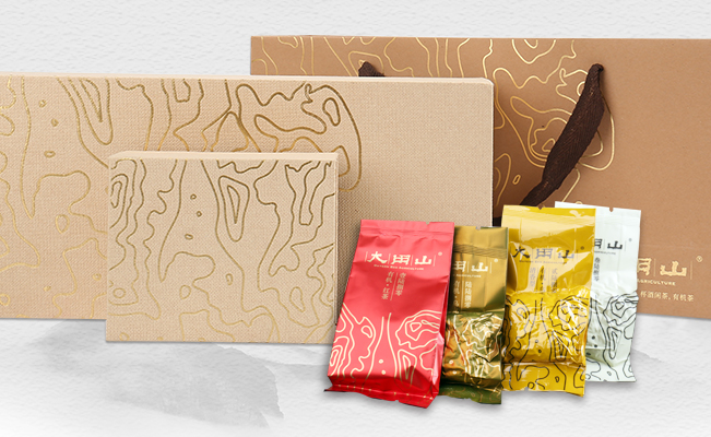 大用山有機(jī)茶 大用山品牌logo與食品包裝設(shè)計(jì)欣賞(圖2)