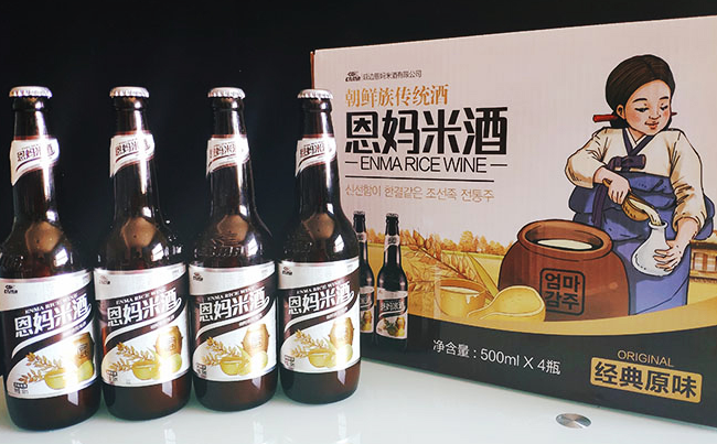 恩媽米酒 恩媽食品包裝設計欣賞(圖2)