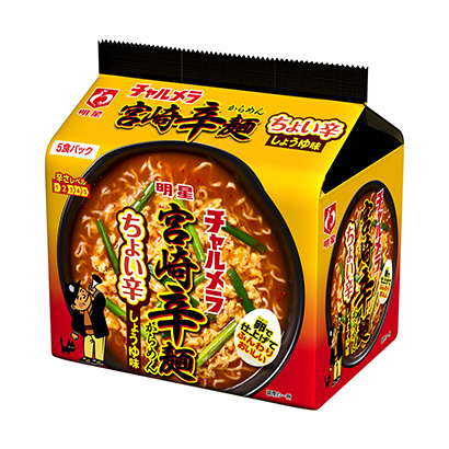 包裝創(chuàng)意設(shè)計欣賞明星辣面宮崎辣醬味明星食品(圖1)